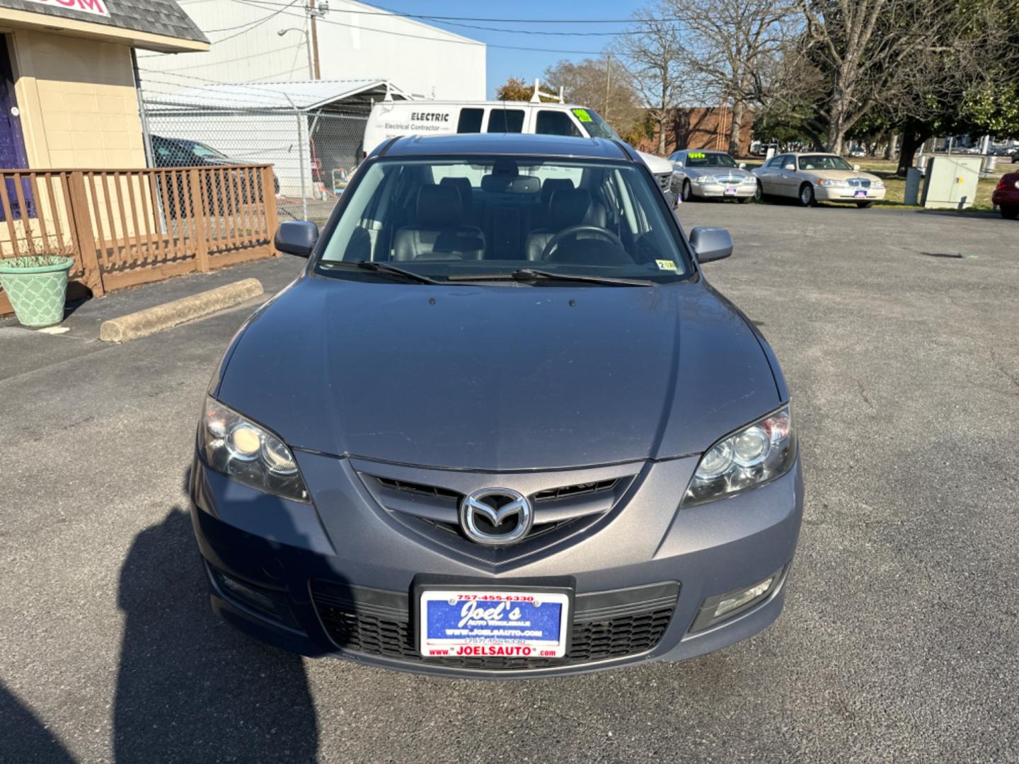 2007 Gray Mazda MAZDA3 s Grand Touring 4-Door (JM1BK323571) with an 2.3L L4 DOHC 16V engine, located at 5700 Curlew Drive, Norfolk, VA, 23502, (757) 455-6330, 36.841885, -76.209412 - Photo#4